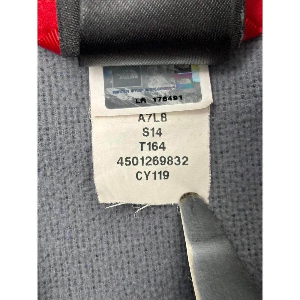 The North Face Men's Gray Red Canyonlands Full Zip Jacket Size XL